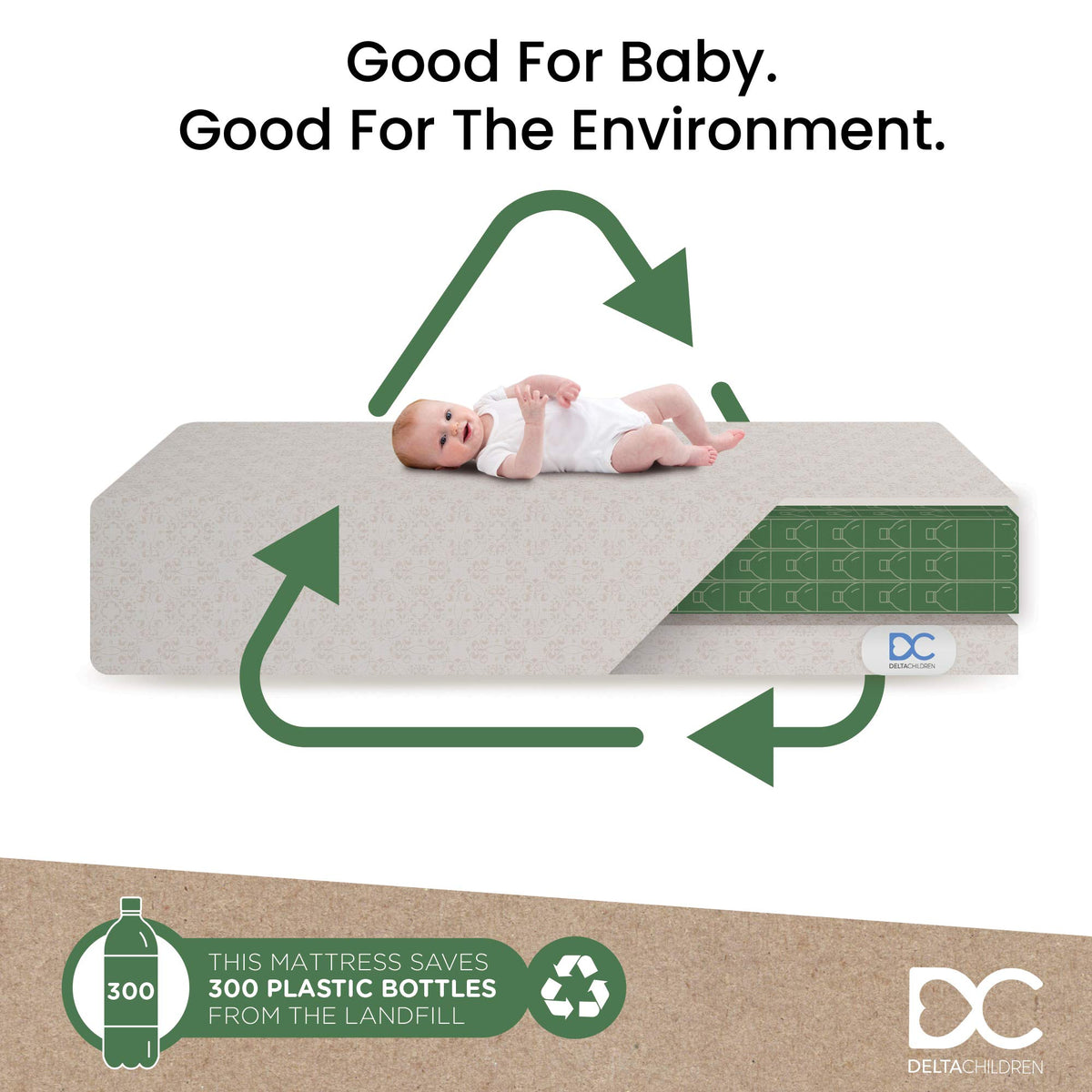 3-Inch Mini Portable Crib Mattress D24917