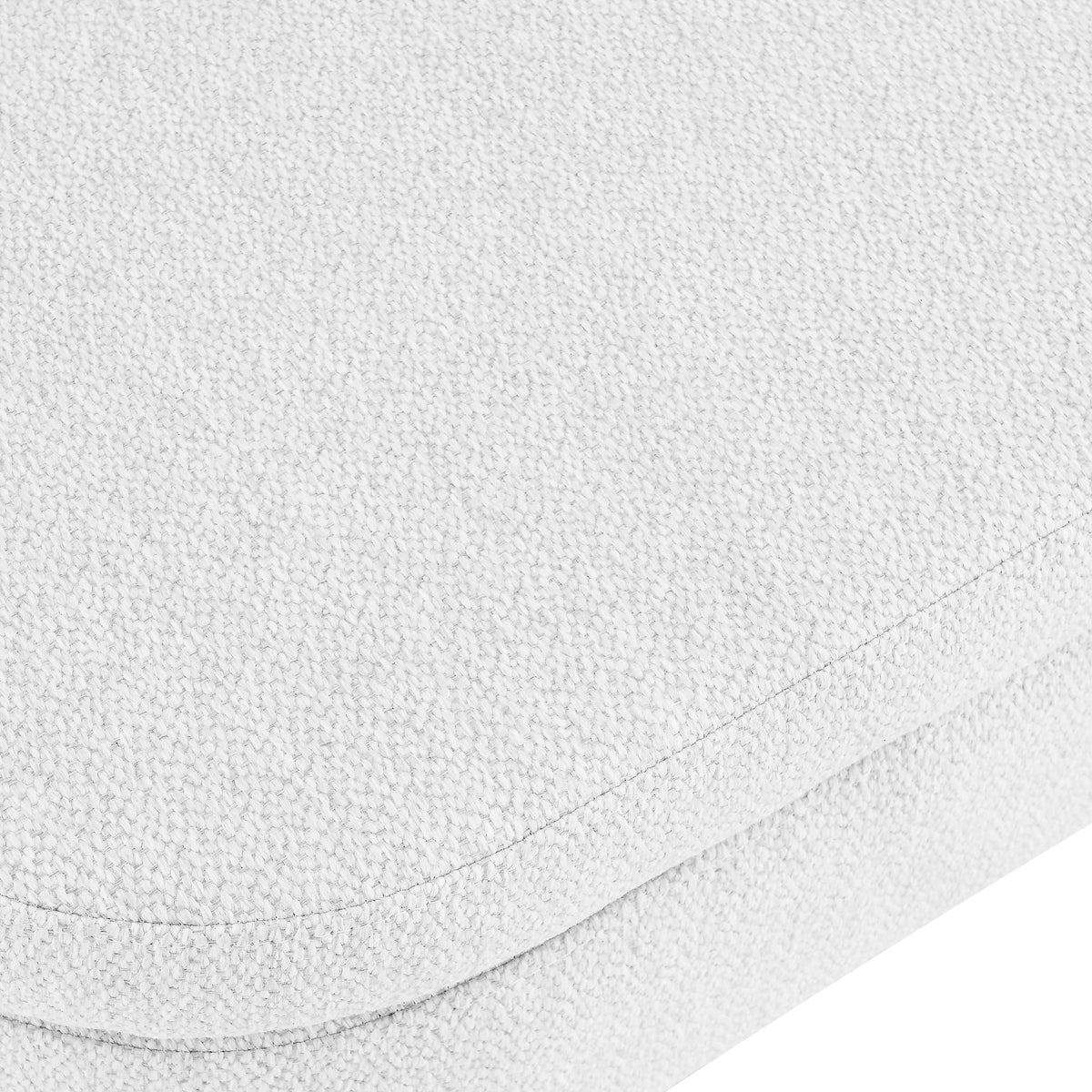 White Storage Bench with Rubber Wood Legs L949