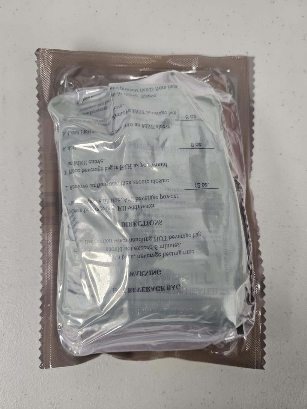 MRE Meal Ready to Eat with Entree Snacks Dessert Drink Mix Utensils Condiments R1873