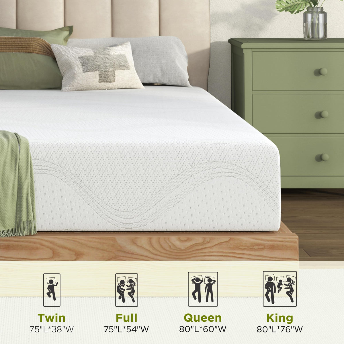 6 Inch Twin Memory Foam Mattress B1899