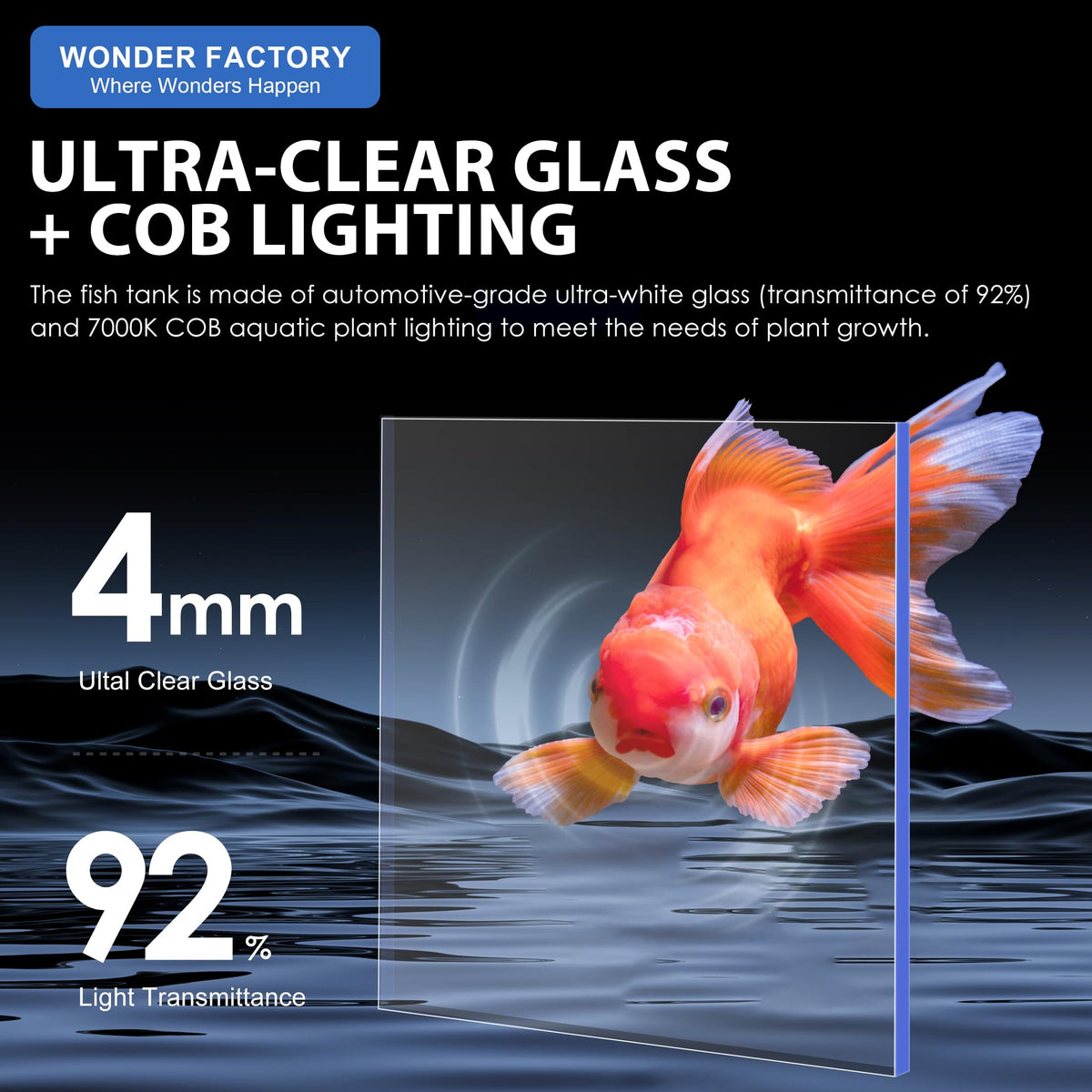 3 Gallon Fish Tank Aquarium G894941