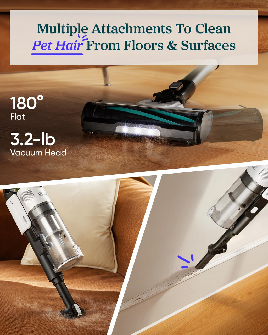 Cordless Vacuum Cleaner for Pet Hair X139
