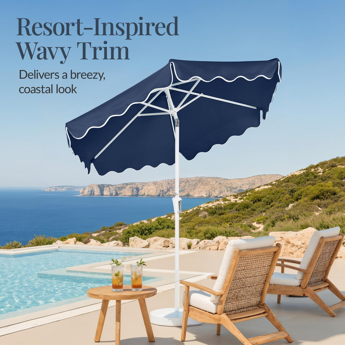 Patio Market Umbrella with Crank & Tilt P188542