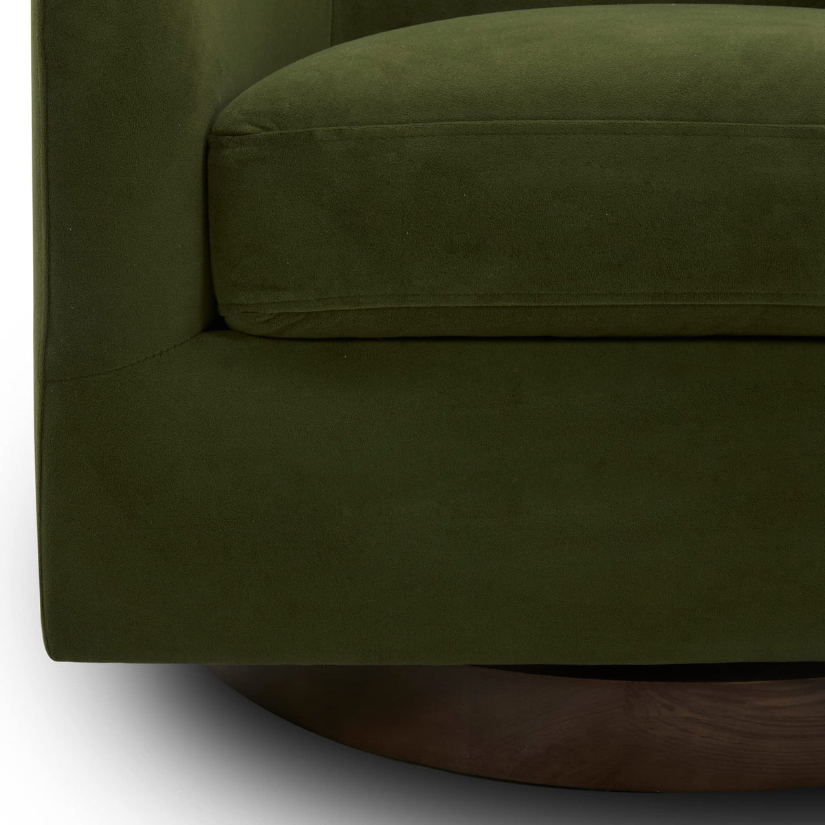 Forest Green Swivel Accent Chair Set 2 P20017