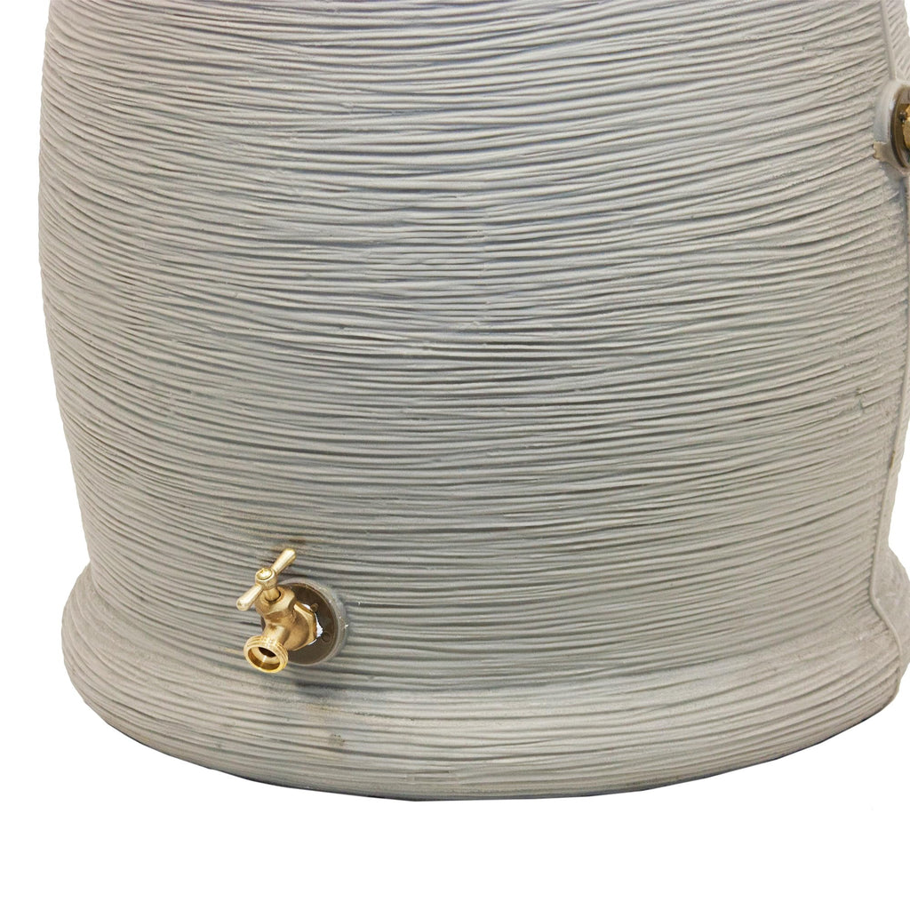 50-Gallon Rain Saver Barrel with 2 Brass Spigots and Screen F813