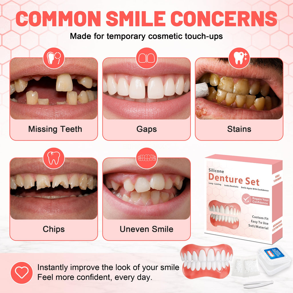 Custom Upper & Lower Dentures L4443