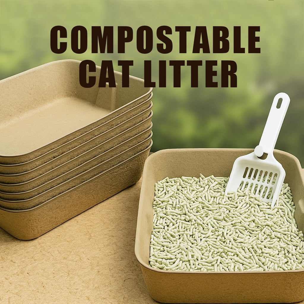 8 Pack Disposable Litter Boxes N2497