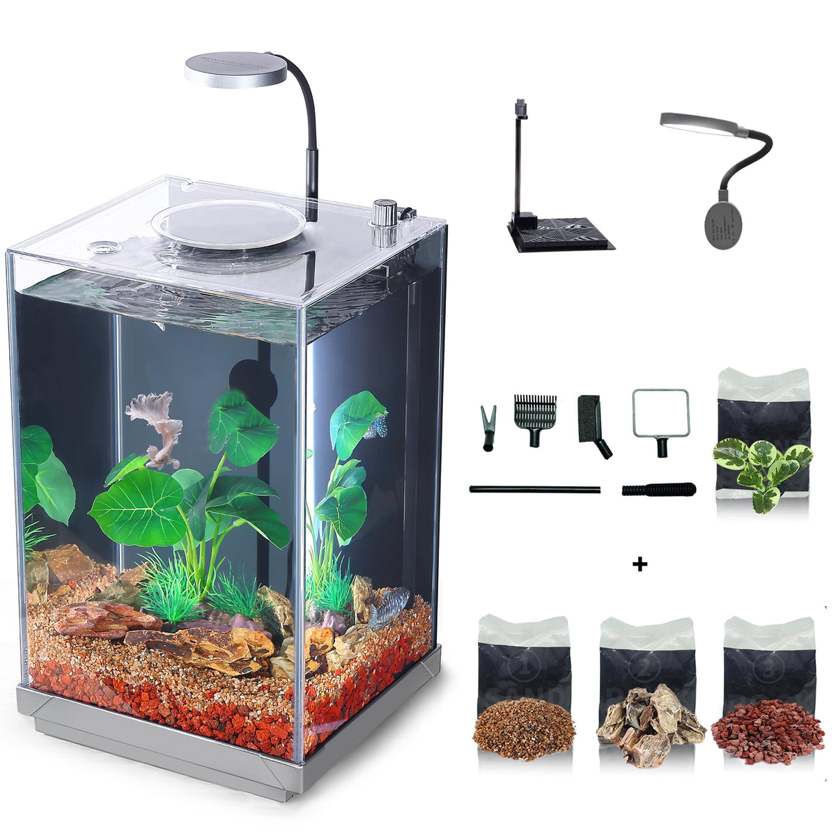 3 Gallon Fish Tank Aquarium G894941