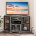 Grey Oak Corner TV Stand Z457268