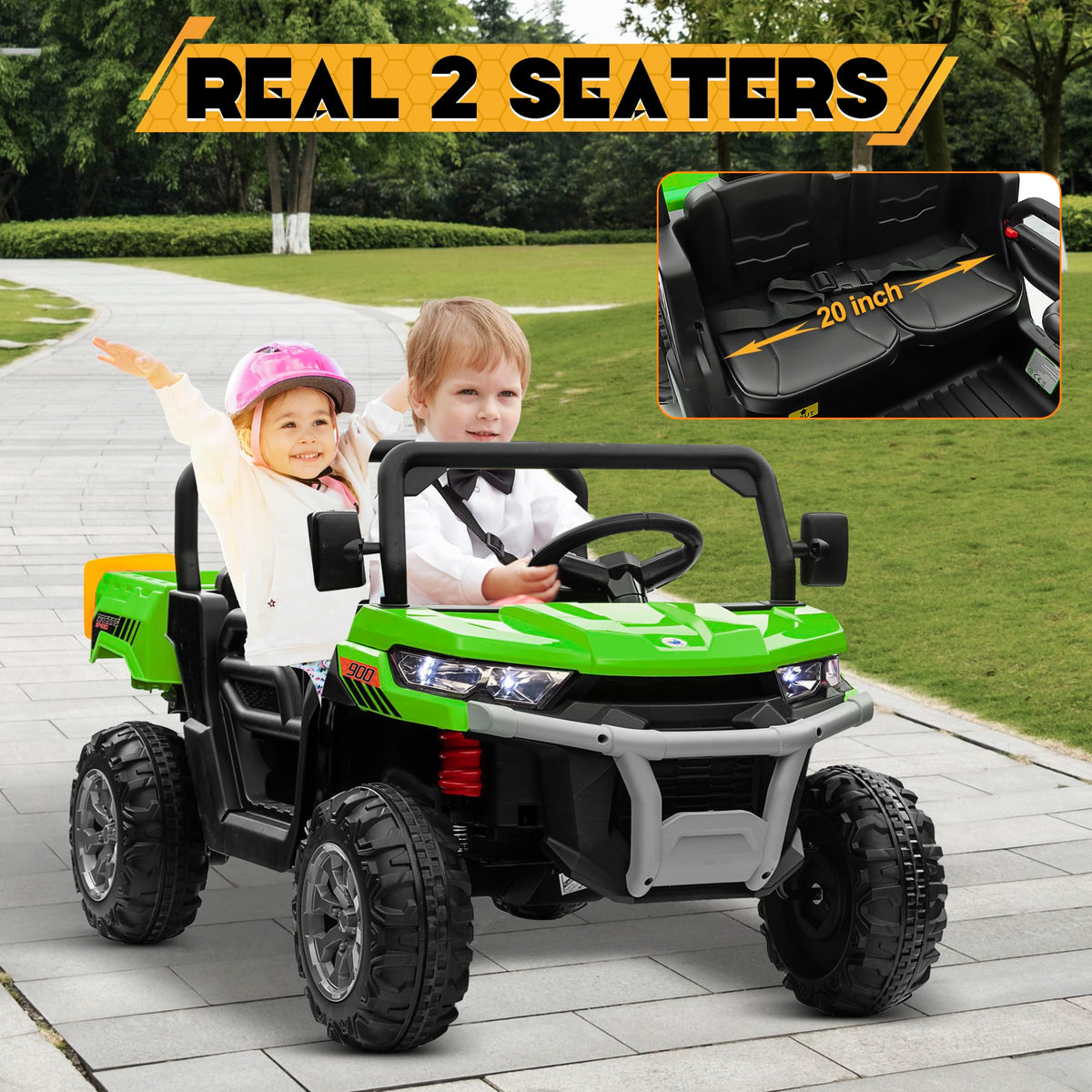 24V 4WD Ride on Car Dump Truck Y59162