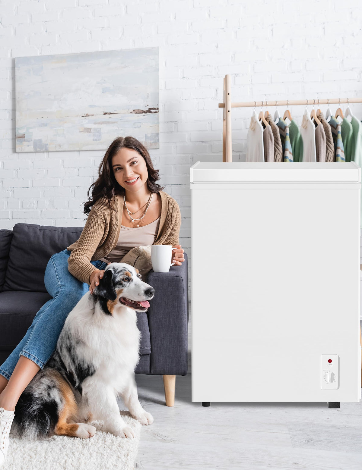 5.0 Cu Ft Compact Chest Freezer L144198