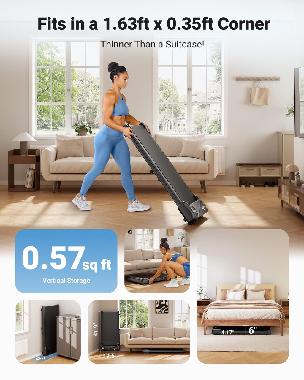 Walking Pad Under Desk Treadmill M388573