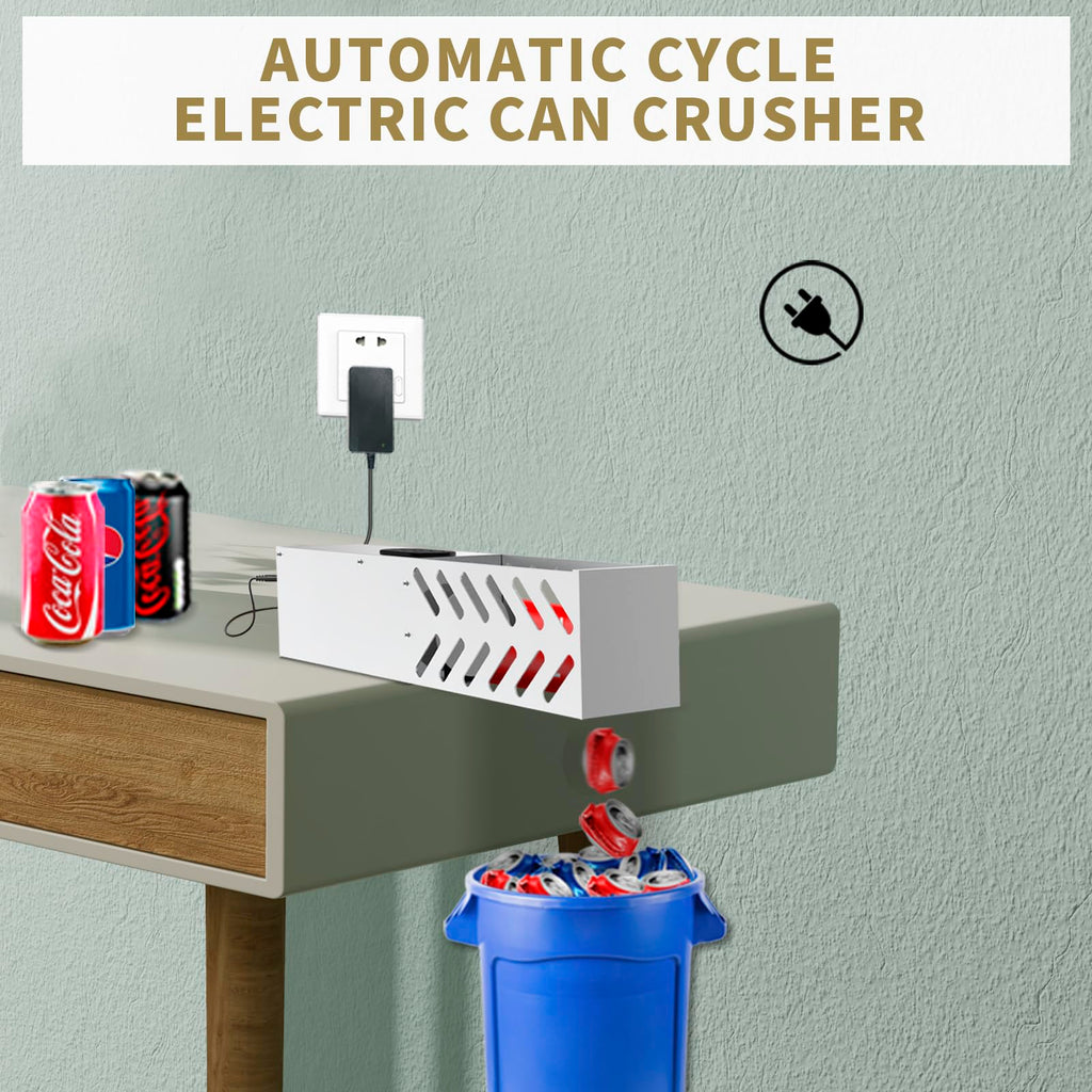Electric Can Crusher for 12oz & 16oz Cans Y9159