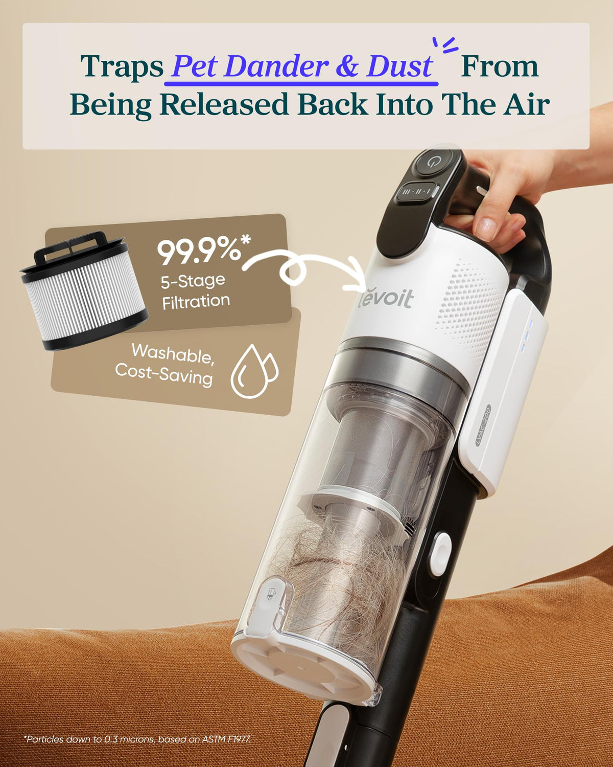 Cordless Vacuum Cleaner for Pet Hair X139