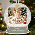 Baby's First Christmas Ornament 2026 Acrylic Photo Frame Ornament W8051