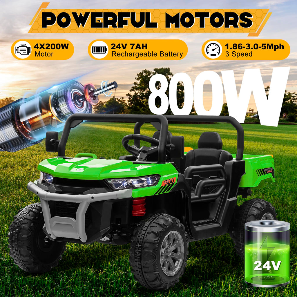 24V 4WD Ride on Car Dump Truck Y59162