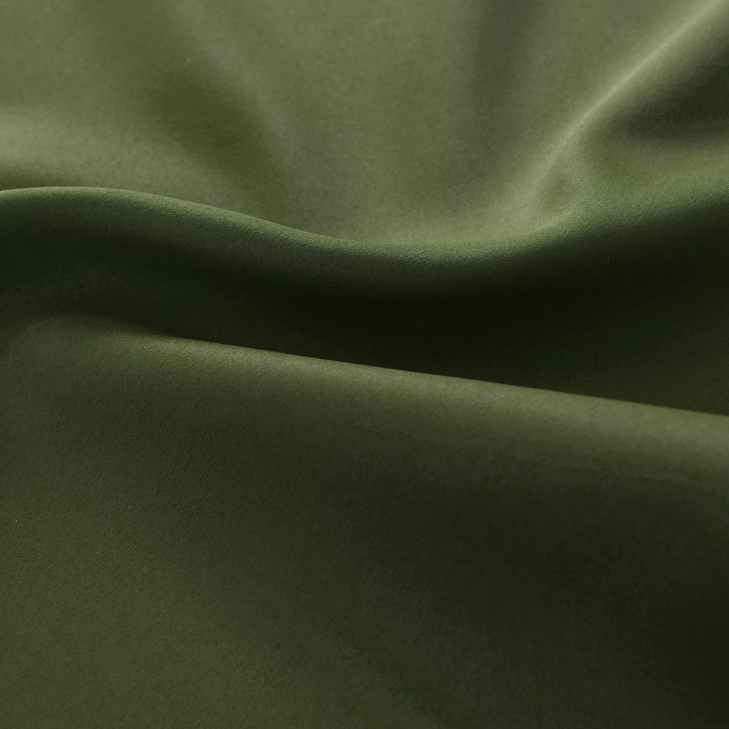 Olive Green 96 Inch Blackout Curtains, Set of 2 Panels G341