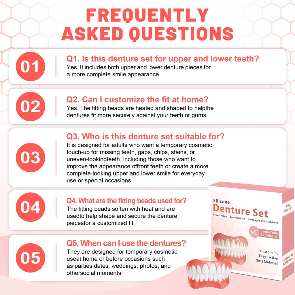 Custom Upper & Lower Dentures L4443