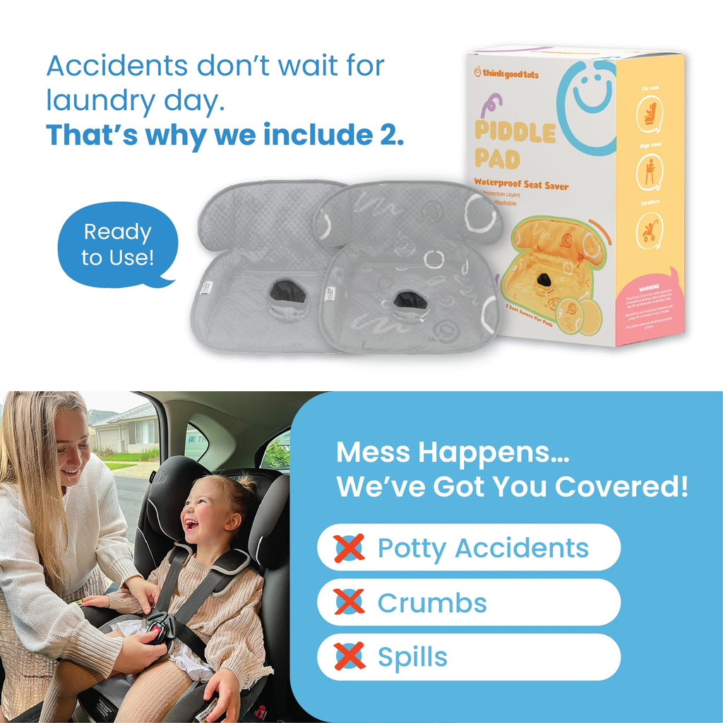 2-Pack Waterproof Machine Washable Car Seat Protector Y153847