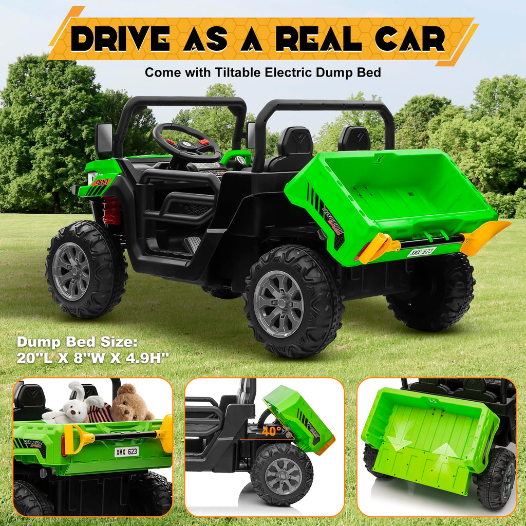 24V 4WD Ride on Car Dump Truck Y59162