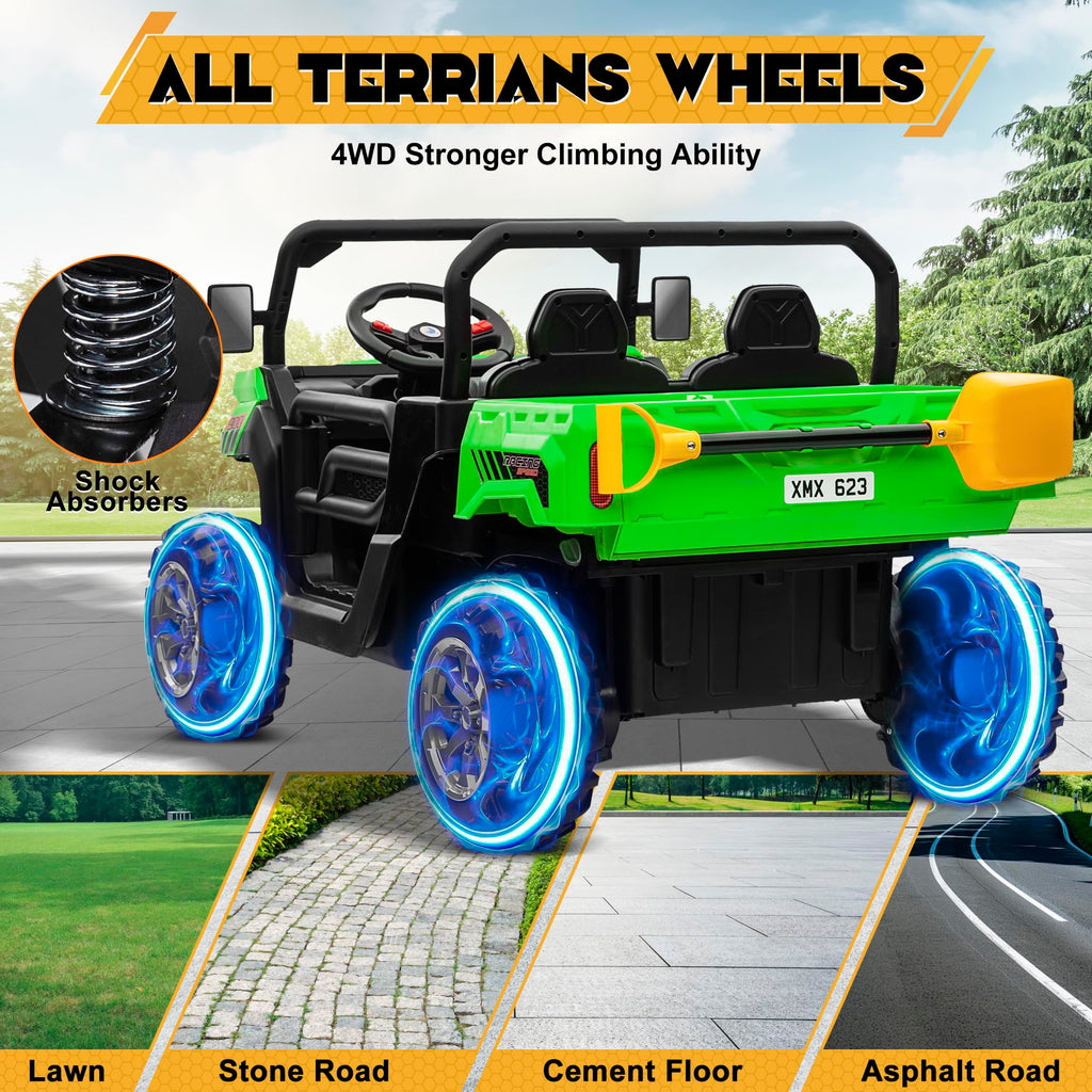 24V 4WD Ride on Car Dump Truck Y59162
