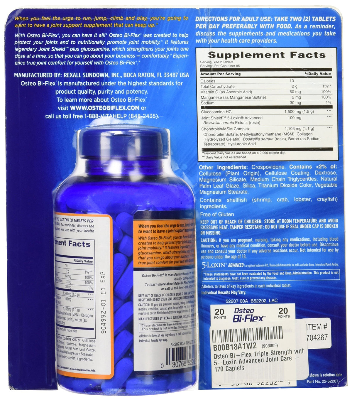 Triple Strength 170 Caplets P843