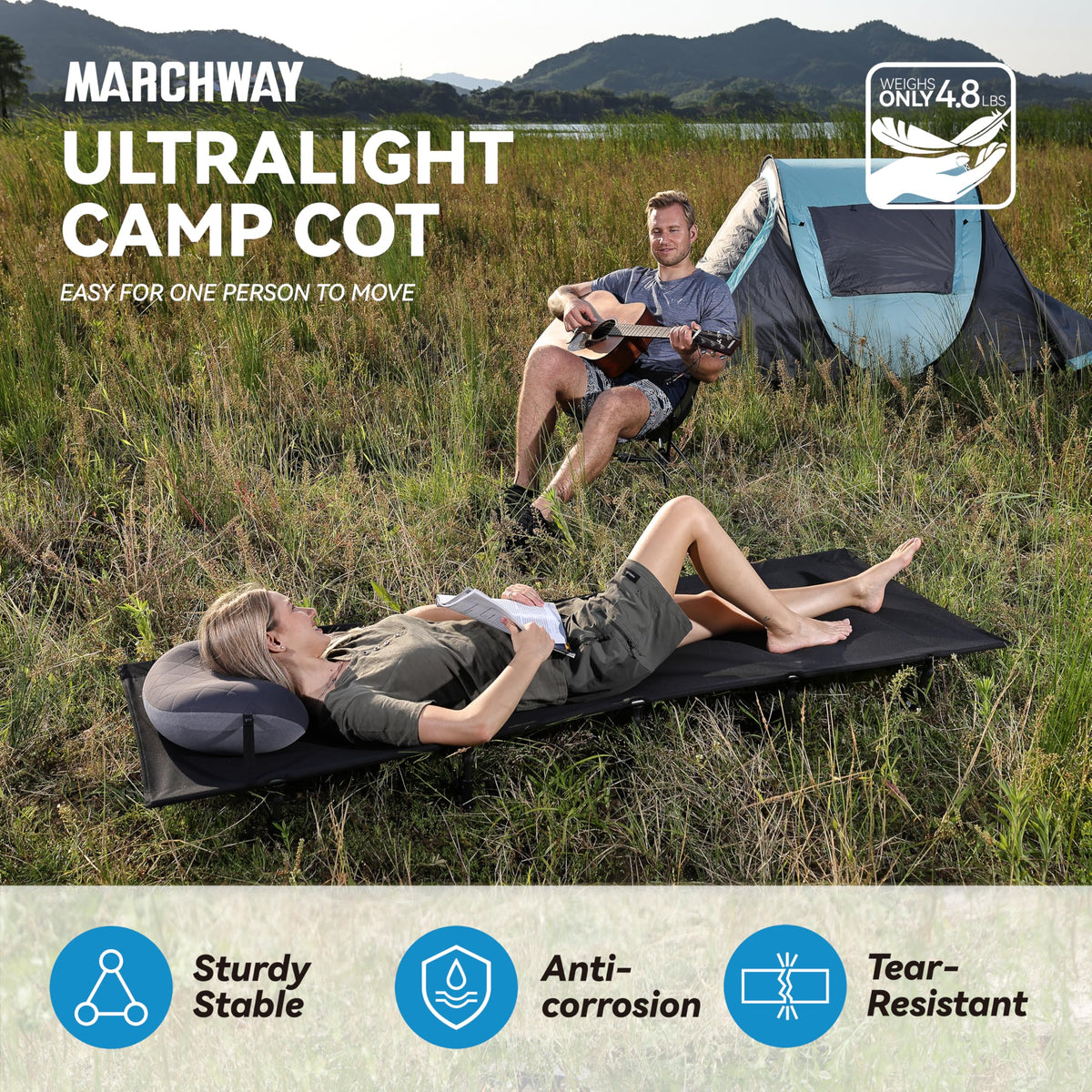 Ultralight Folding Camping Cot Bed J866